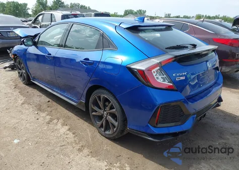 2018 Honda Civic Sport из США, поврежденный, VIN SHHFK7H4XJU214614